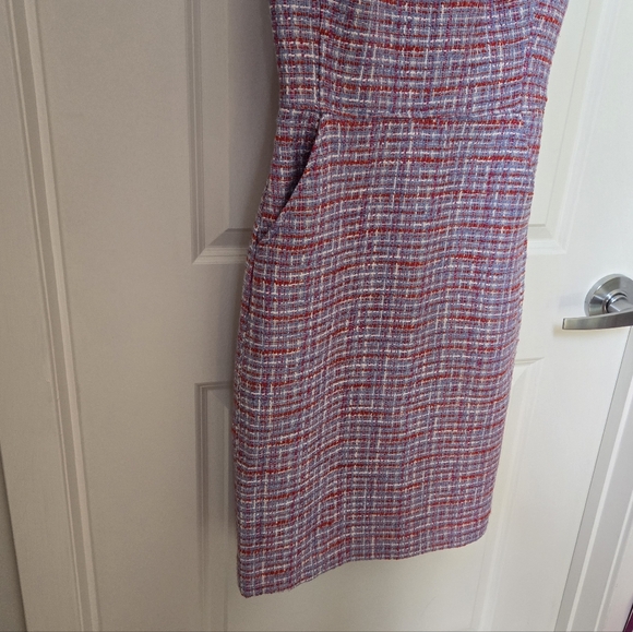 (Tall) J.Crew Azalea Tweed Resume Sheath Dress Sz 6T - Picture 6 of 14